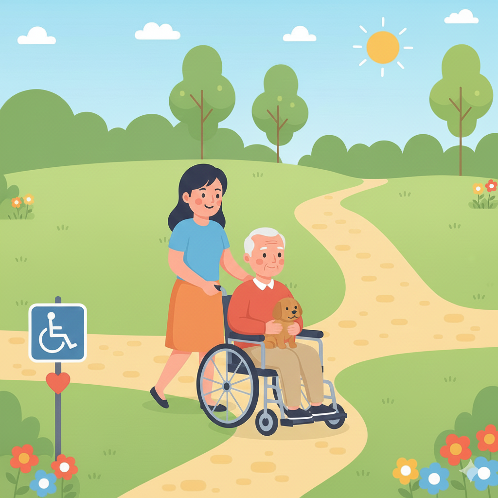 Disability support illustration